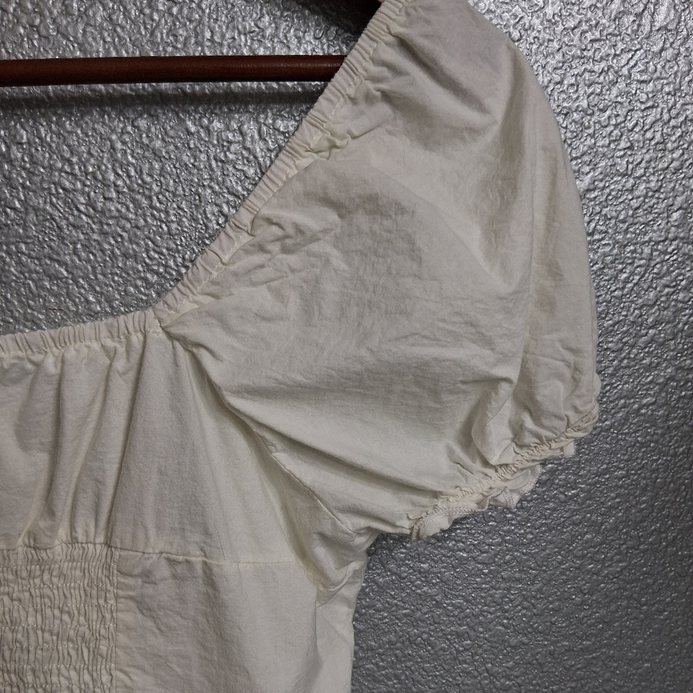 Princess Polly Abe White Crop Top   Size 8 - Picture 13 of 14